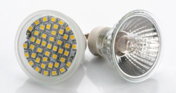 LED Lampe und Halogen Lampe