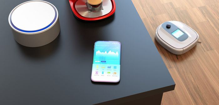 Smart-Home mit Alexa auf Tisch